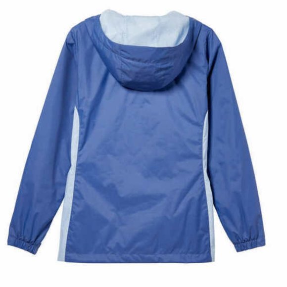 Columbia Jackets & Coats Columbia Women Waterproof Sleeker Fabric Rain Jacket With Hood Blue
